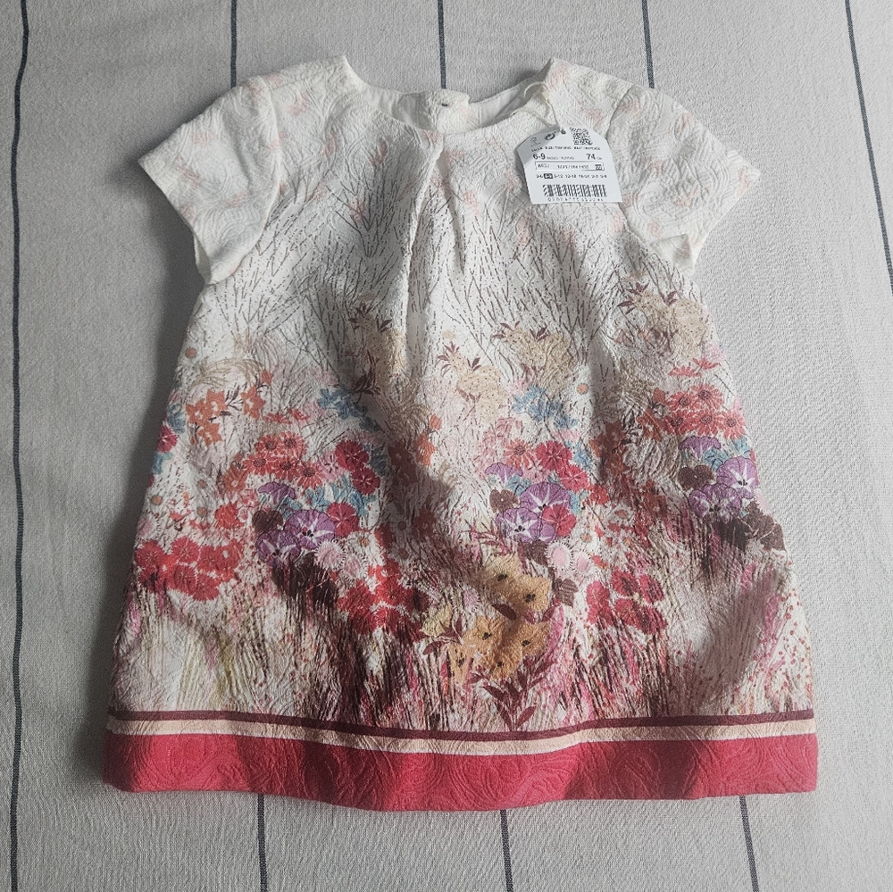 NWT Zara Baby Girls spring floral dress